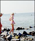 Анапа: пляж Высокий берег 25.07.2006г.